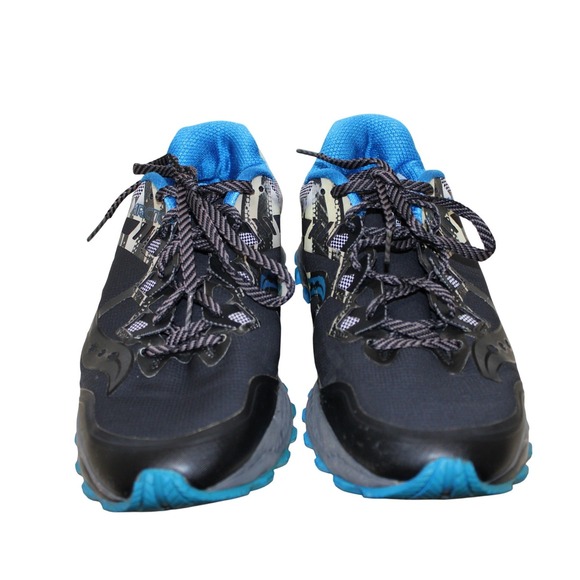 Saucony Other - Saucony Peregrine 8 ICE+ Running Shoes Mens 11.5 Black Blue Excellent S20450-1